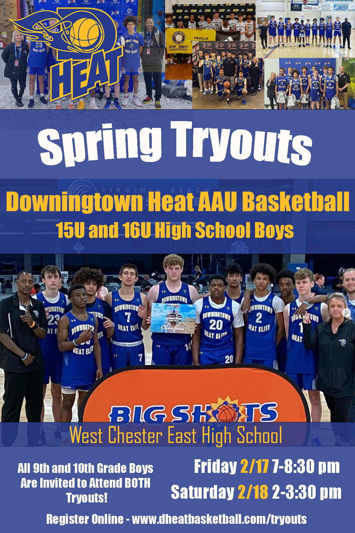 Tryouts Downingtown Heat AAU